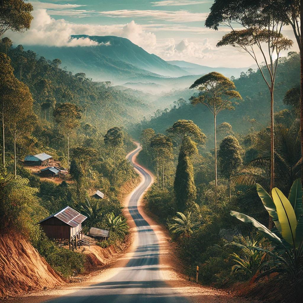 Jalan Malinau-Long Semamu